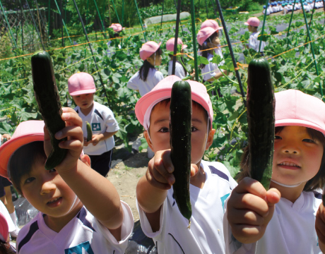 自然がいっぱい子どもたちがイキイキ！