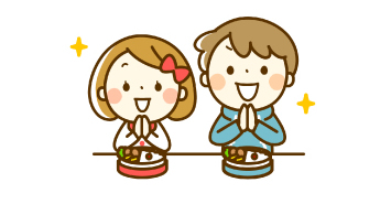 子どもたちの登園